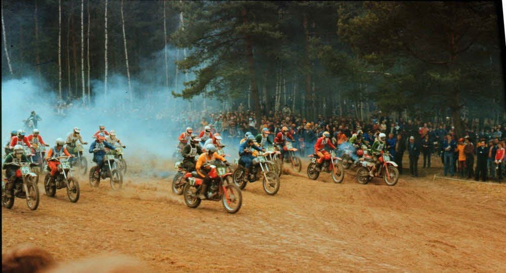 Tausende kamen wie hier 1984 zu den Rennen an den Eselstall.
