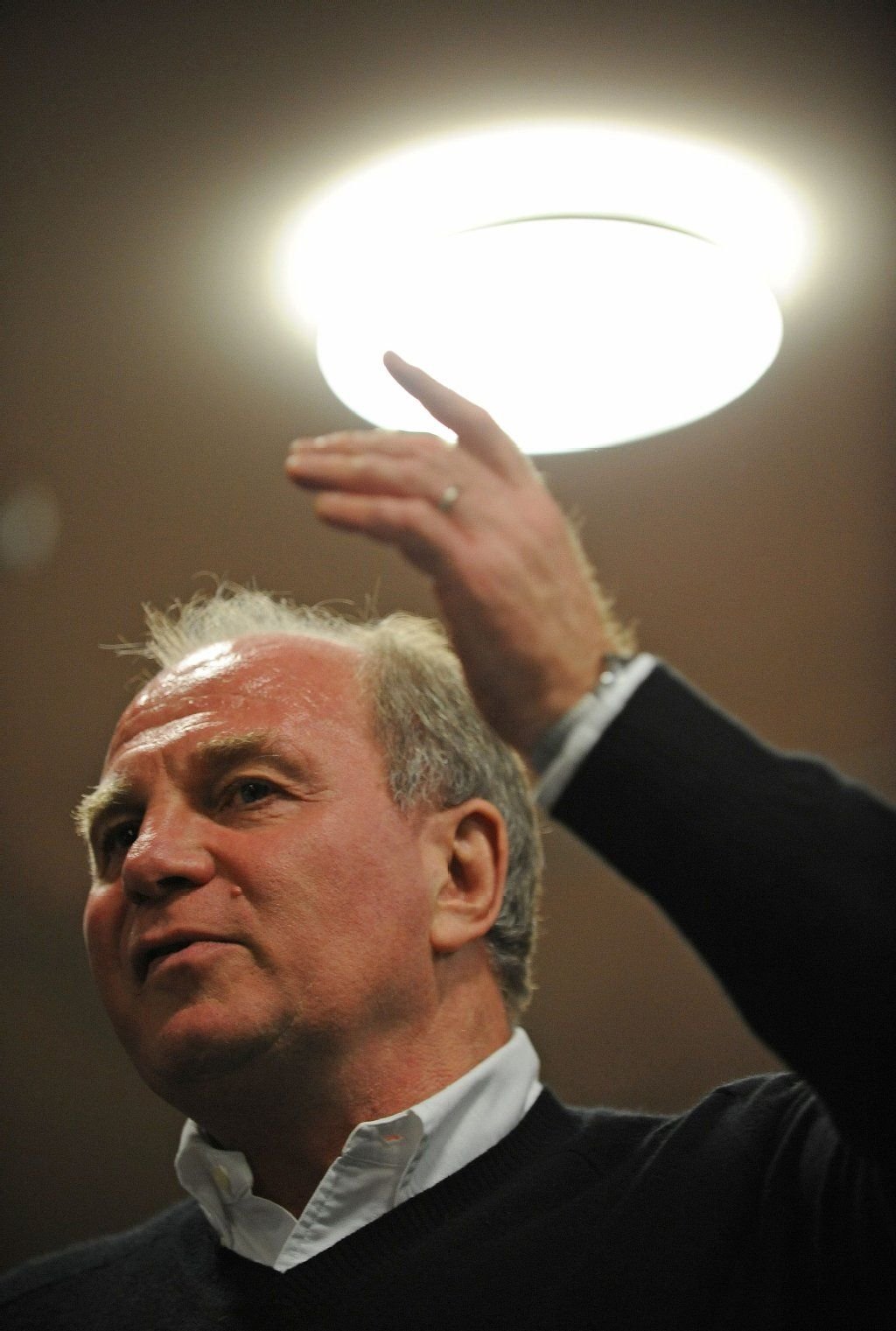 Der Präsident und ehemalige Manager des Fußball-Bundesligisten FC Bayern München, Uli Hoeneß.