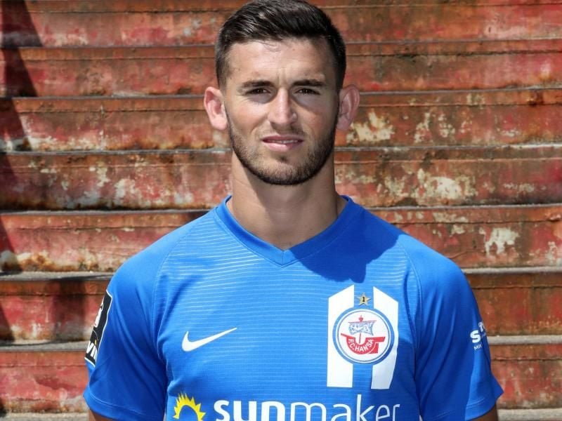 Elsamed Ramaj, noch im Trikot des FC Hansa Rostock. Foto: Bernd Wüstneck/zb/dpa/Archivbild