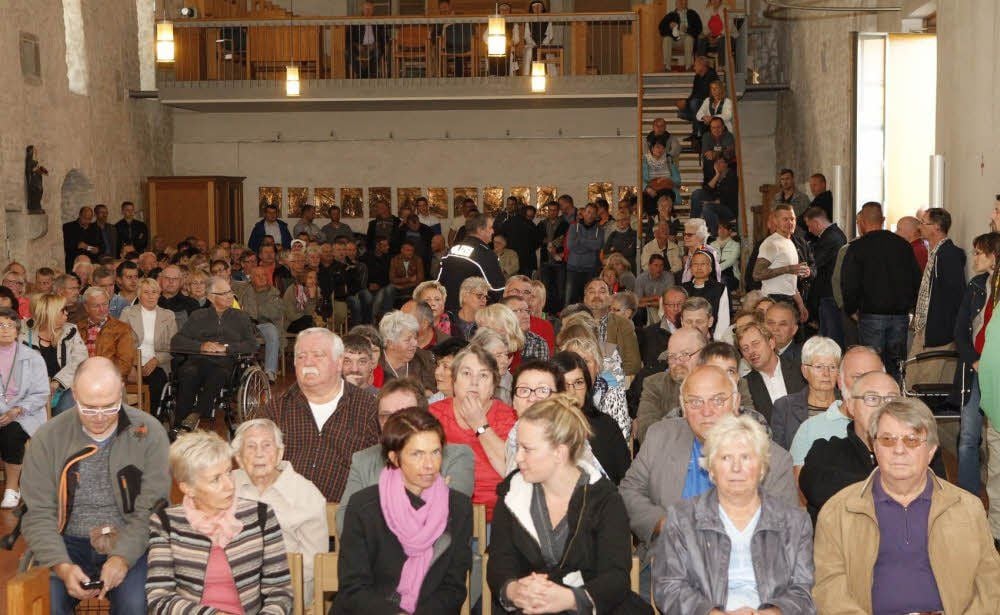 Andrang in der Klosterkirche: Rund 200 Besucher kamen gestern Abend zu der Informationsveranstaltung.