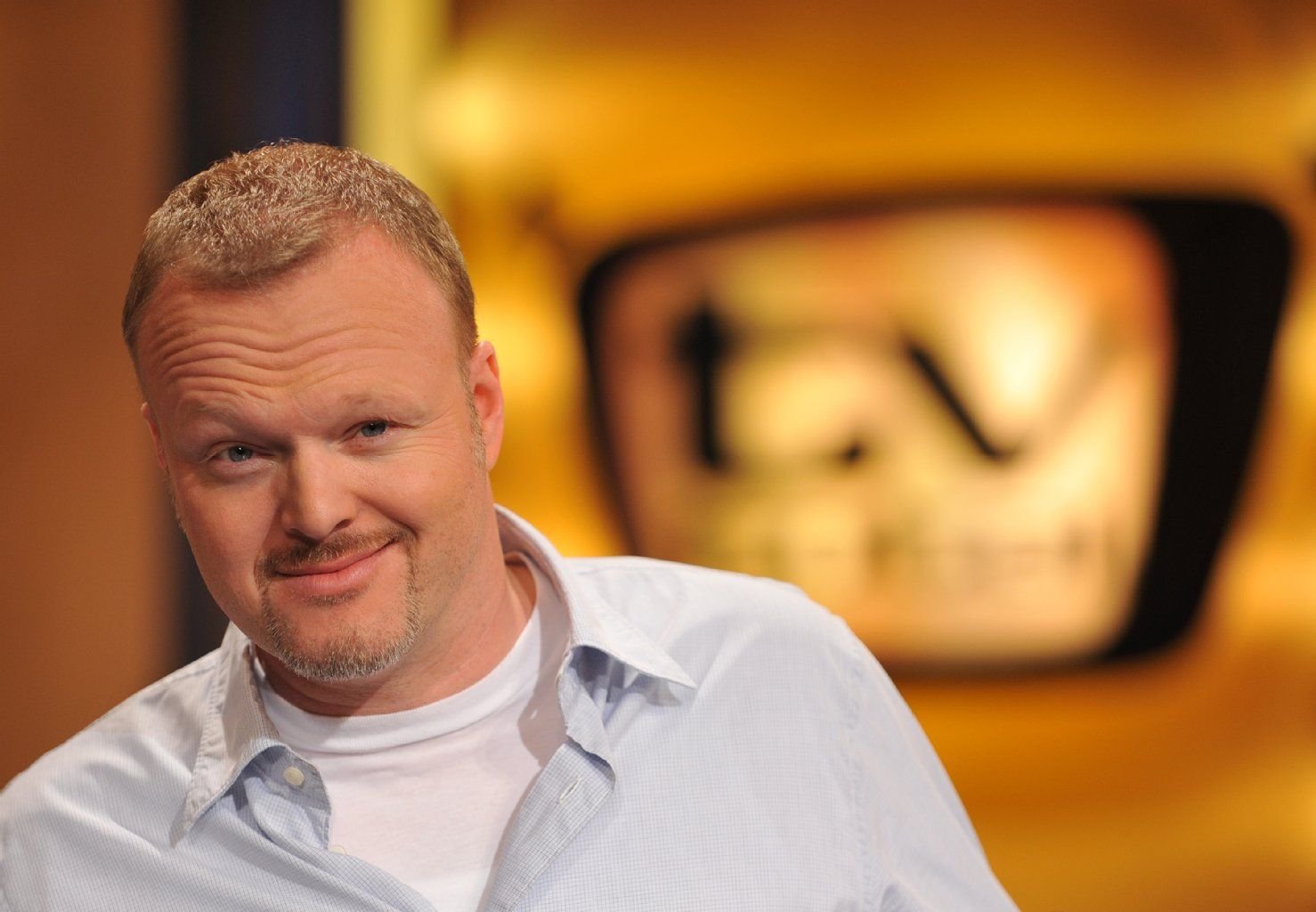 Stefan Raab im Studio von „TV total“