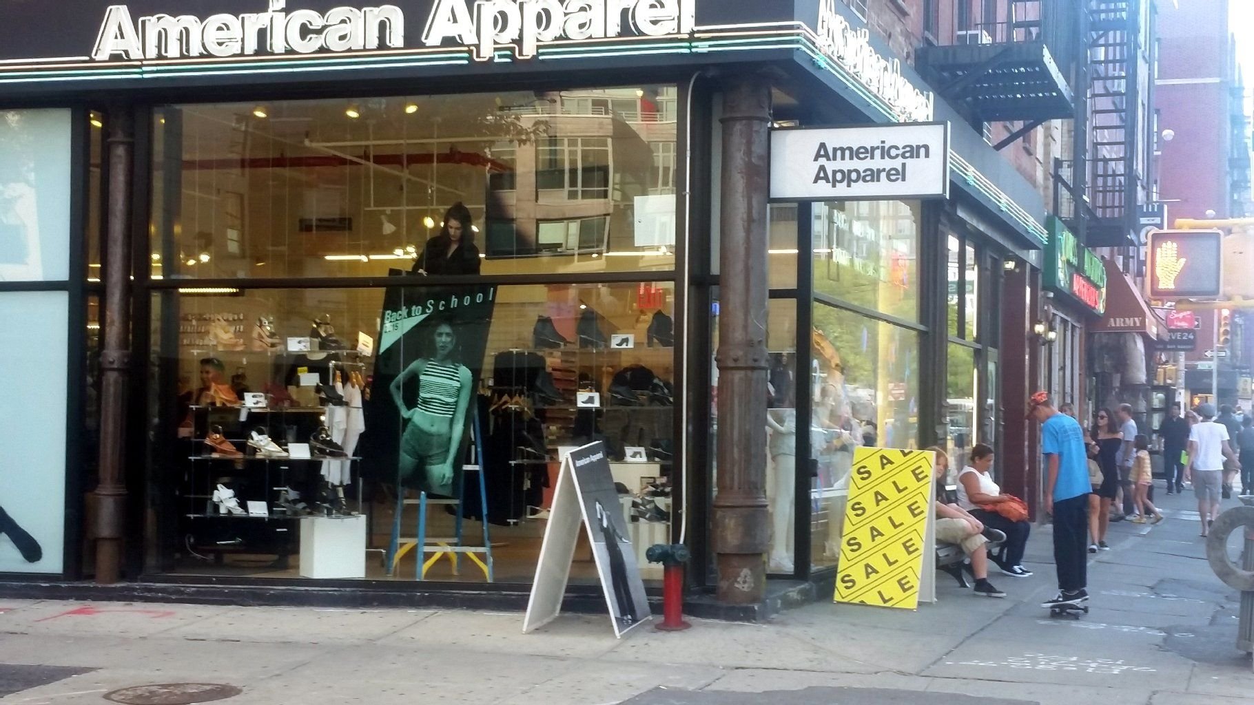 American Apparel in New York