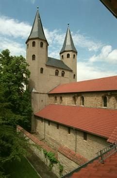 Blick auf die Kirche St. Vitus des 1000jährigen Klosters Drübeck im Landkreis Wernigerode. (Foto: dpa)