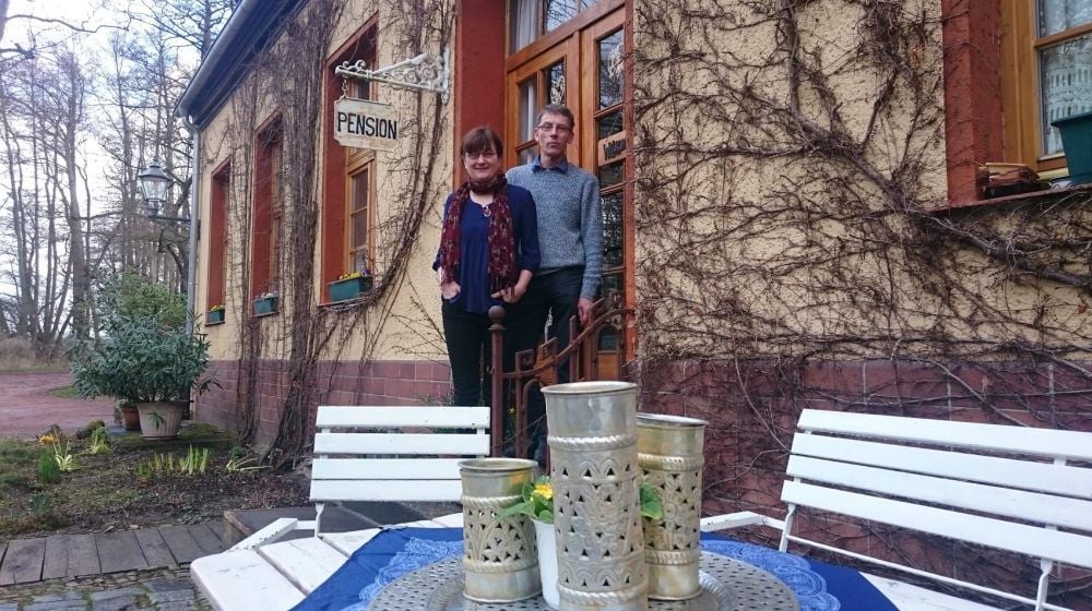Kathrin und Martin Bahlmann führen die Waldpension Buchholzmühle - ein idyllisches Objekt an der Rossel.