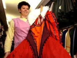 Ein Kleid aus dem Fundus.