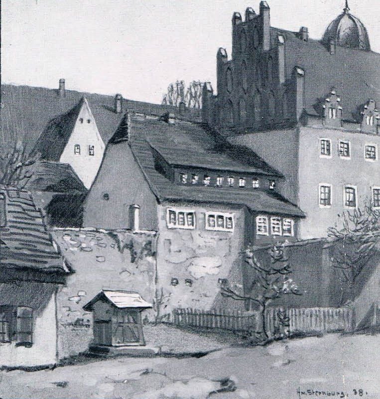 Von 1938 ist diese Impression der „Lutherhalle“.