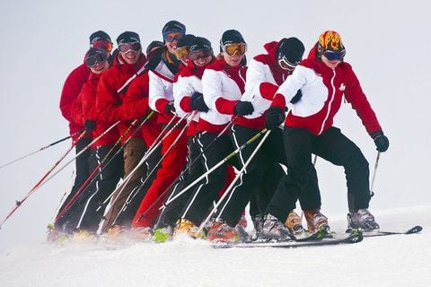 «Wir haben ein phänomenales Wintergeschäft», jubelte der Chef des Sporthandelsverbandes, Werner Haizmann. (FOTO: ARCHIV/DPA)