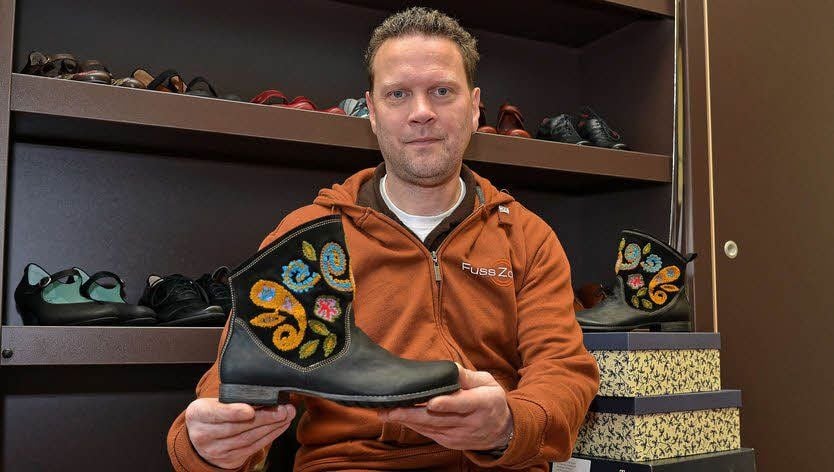 Bei Fred Bohlig gibt es „Wohlfühl“-Schuhe.
