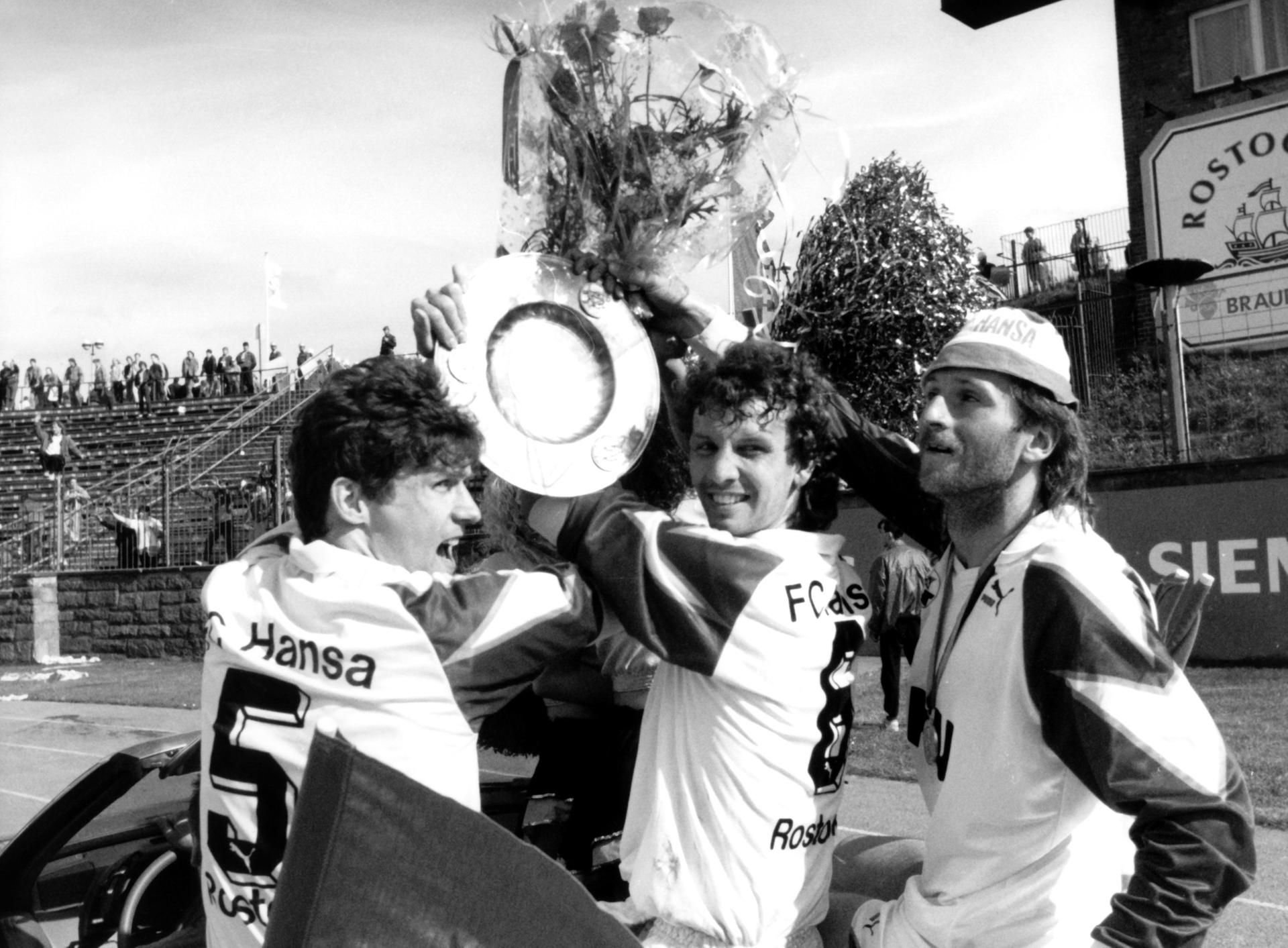 Hansa Rostock wurde letzter DDR-Meister.
