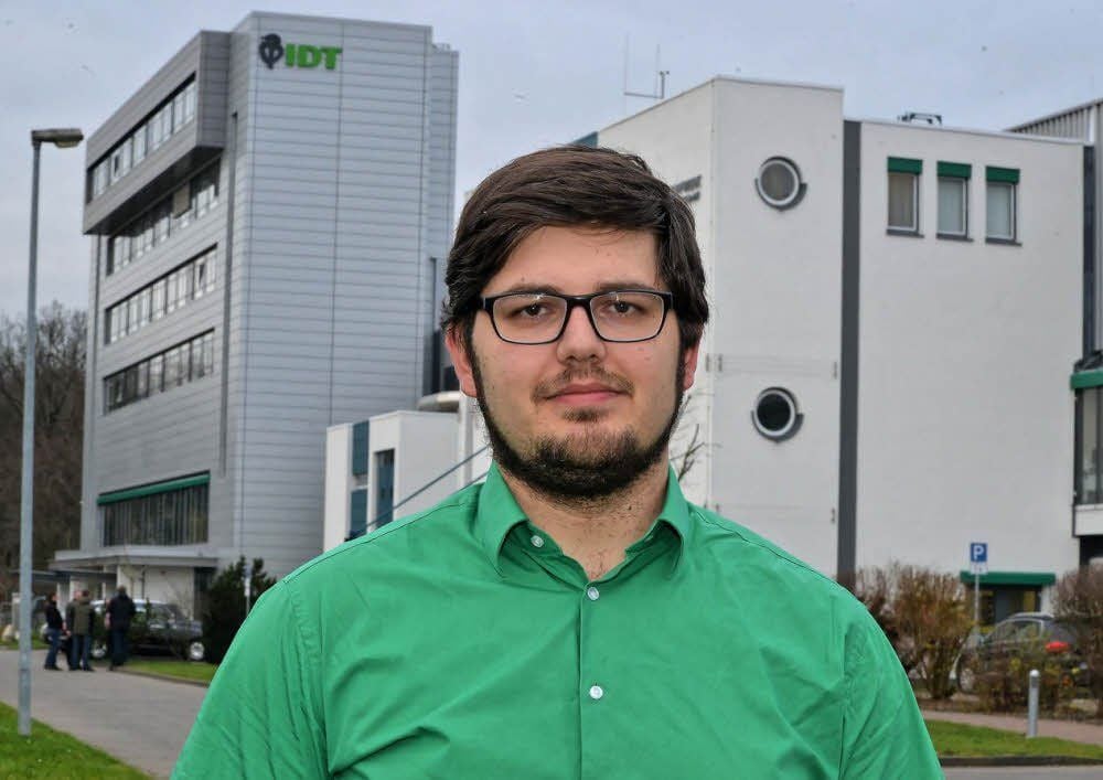 Matthias Rohloff ist frisch gebackener Industriemeister bei IDT Biologika.