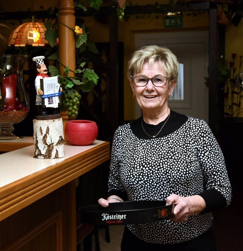 Karla Gentzsch hat in ihrem Lokal „Pausenidyll“ viele Stammgäste.