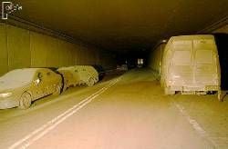 Ausgebrannte Fahrzeuge im Gotthard-Tunnel