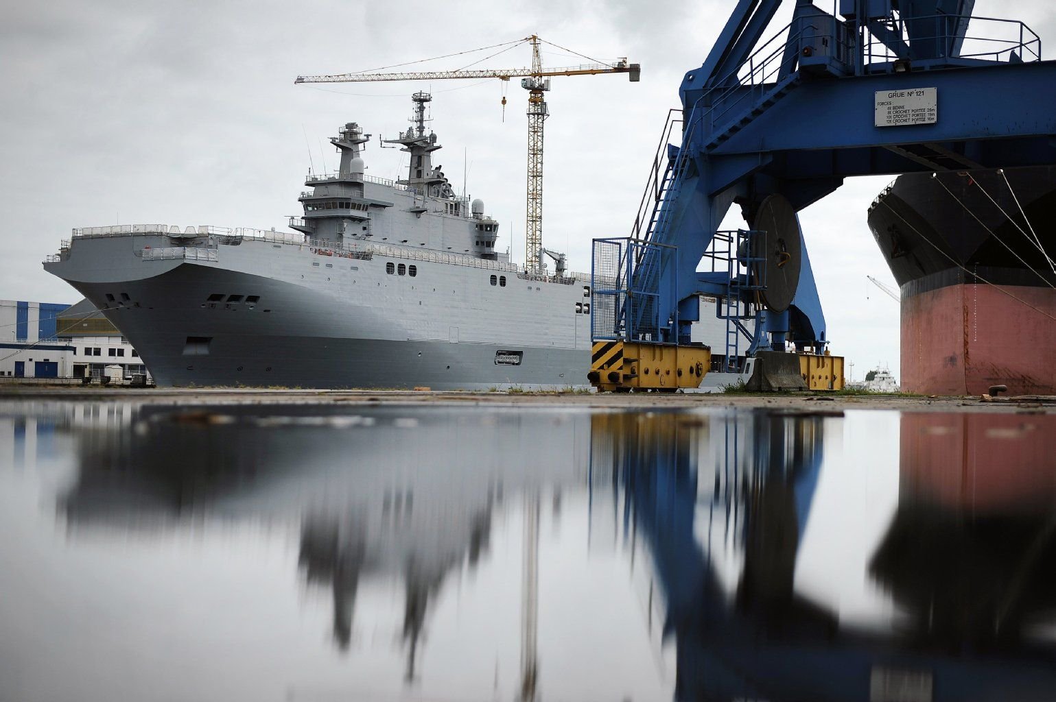 Das Schiff namens „Wladiwostok“ hätte bereits im vergangenen Jahr geliefert werden sollen.