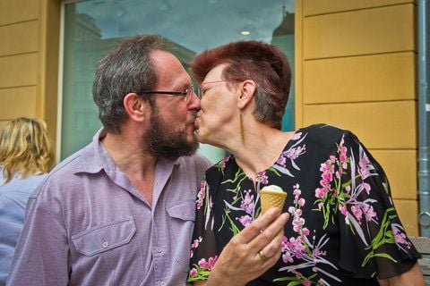Falco und Petra sind schon seit 22 Jahren verheiratet. (FOTO: ALEXANDER BAUMBACH)