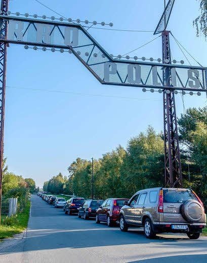 Stau Richtung Ferropolis