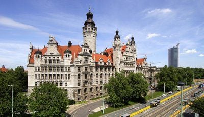 Das neue Rathaus in Leipzig (FOTO: DPA)