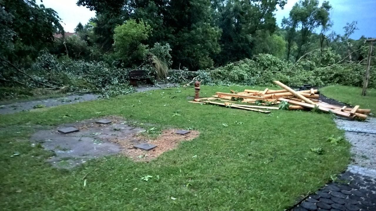 Verwüsteter Spielplatz am Platz der Jugend