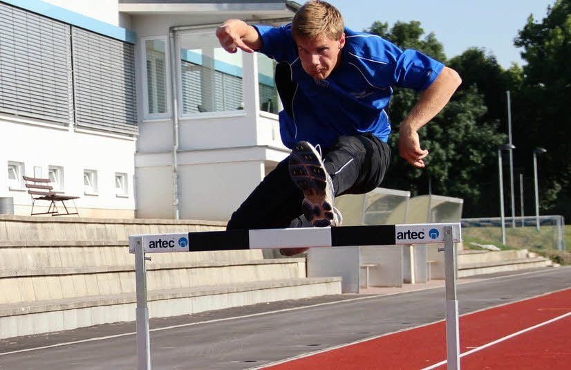 Peter Seifert beim letzten Training vor Rostock