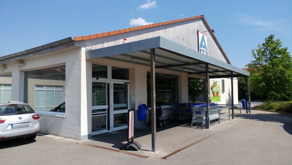 Der Aldi-Markt in der Gerbstedter Chaussee wird im November ausziehen.