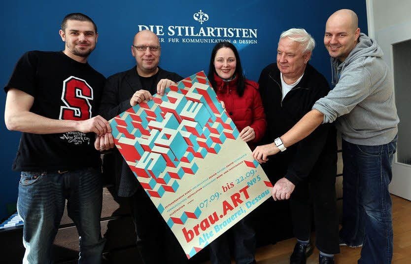 Das Brau-Art-Plakat wird präsentiert.