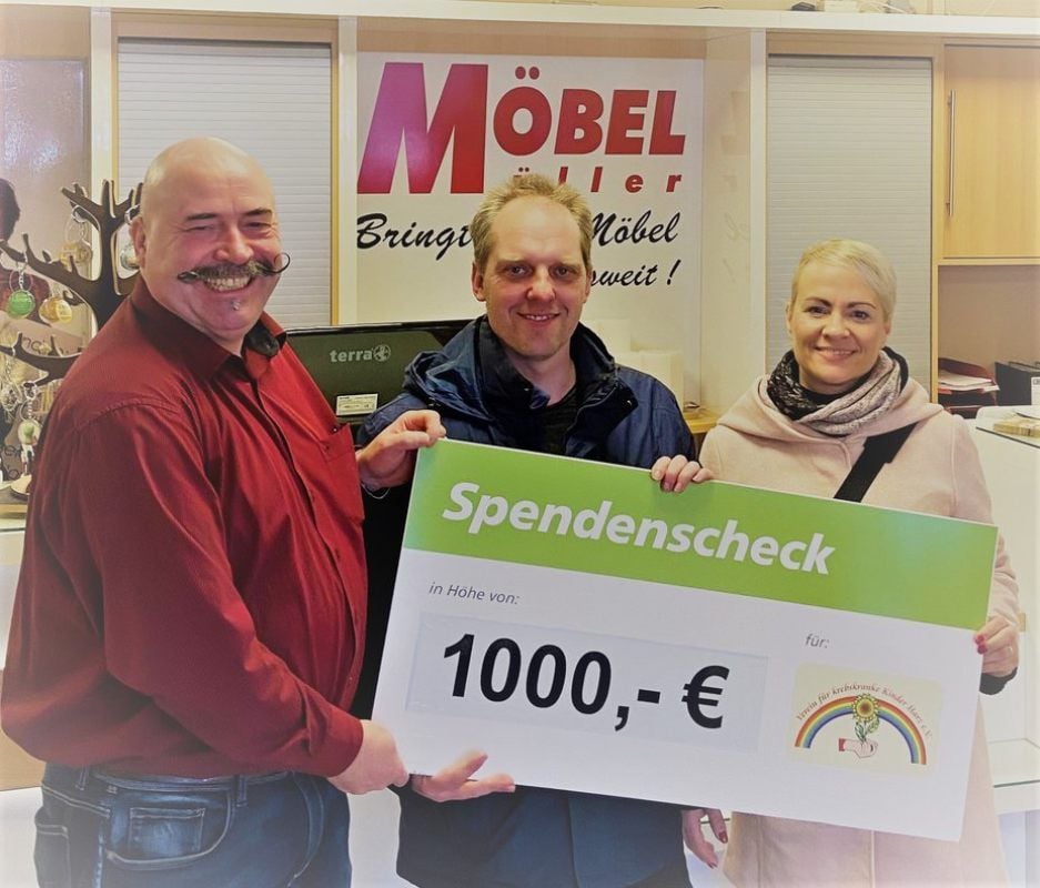 Möbel Müller unterstützt Vereine mit Spenden.
