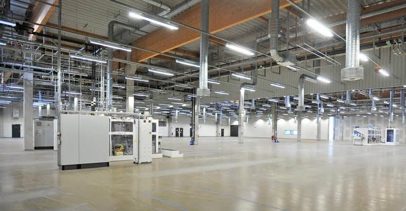 Insgesamt zwölf Hallen stehen zur Verfügung.