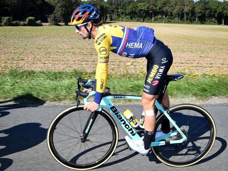 Primoz Roglic hat bei der Spanien-Rundfahrt bereits drei Etappen für sich entscheiden können. Foto: David Stockman/BELGA/dpa
