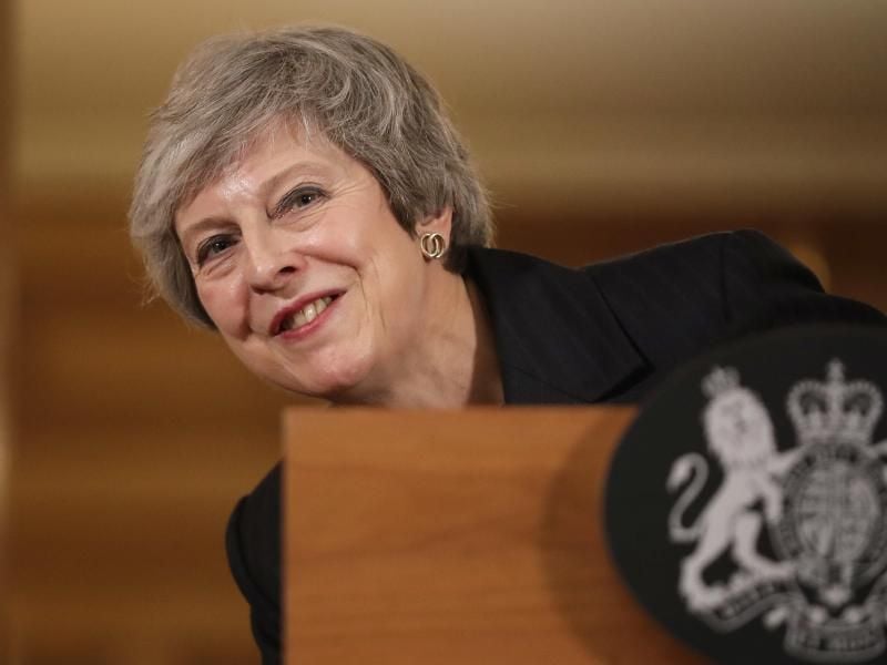 Theresa May, Premierministerin von Großbritannien, schaffte es bis jetzt immer, eine Revolte abzuwenden. Foto: Matt Dunham/PA Wire