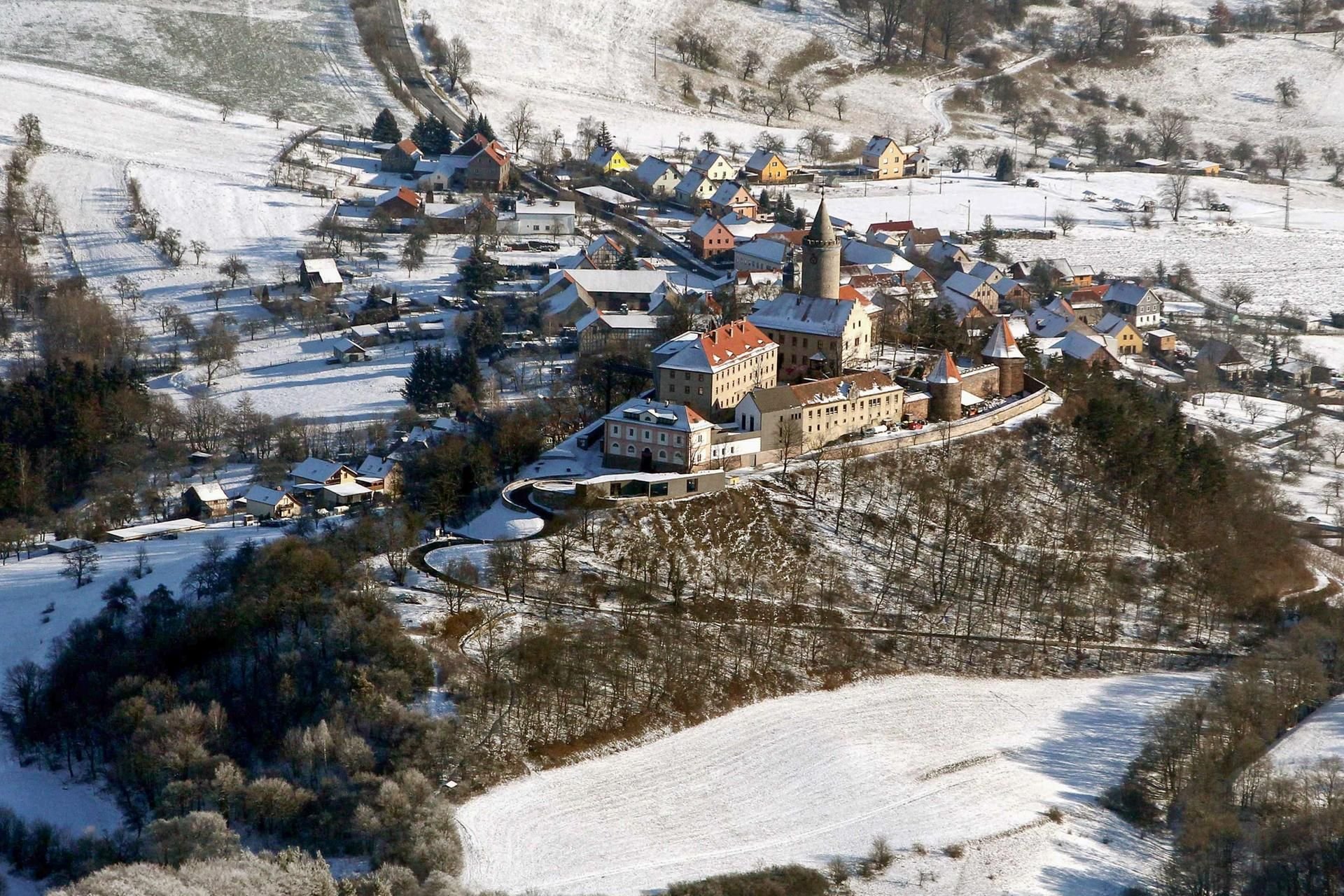 Blick auf die Leuchtenburg