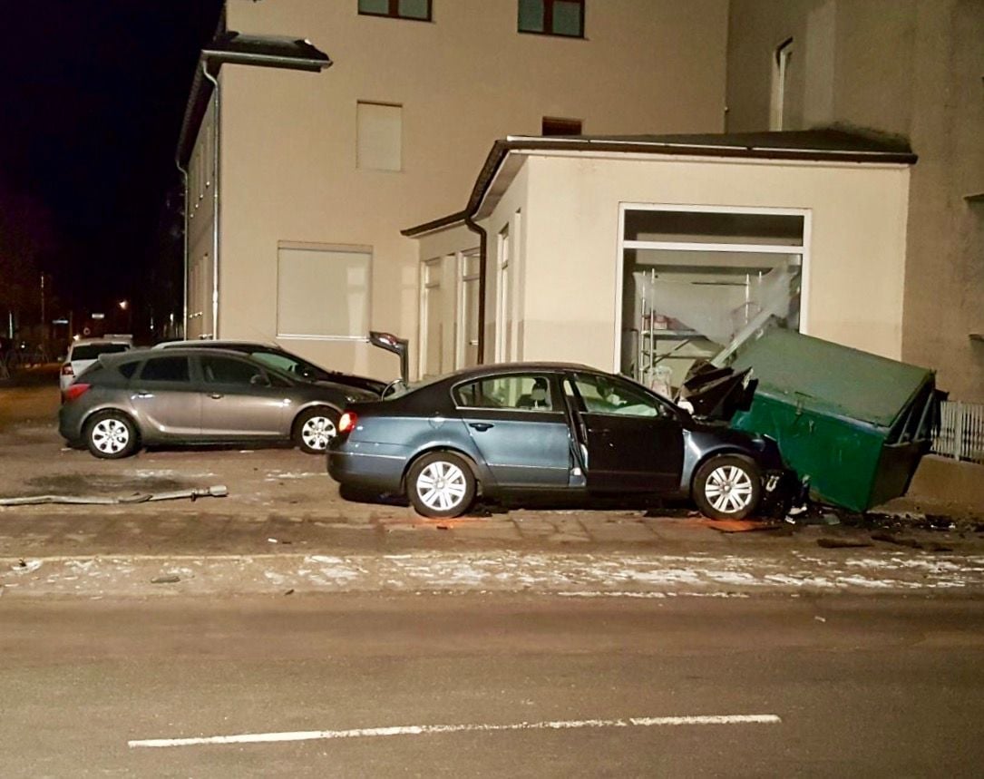 Ein Fahrradfahrer wurde bei dem Unfall in Merseburg schwer verletzt.
