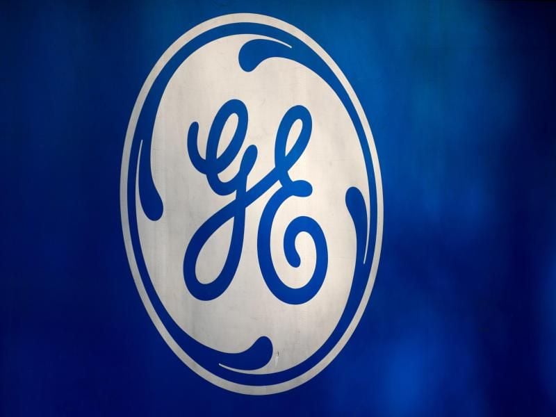 Das Logo des US-Konzerns General Electric. Foto: Tim Brakemeier/Archiv