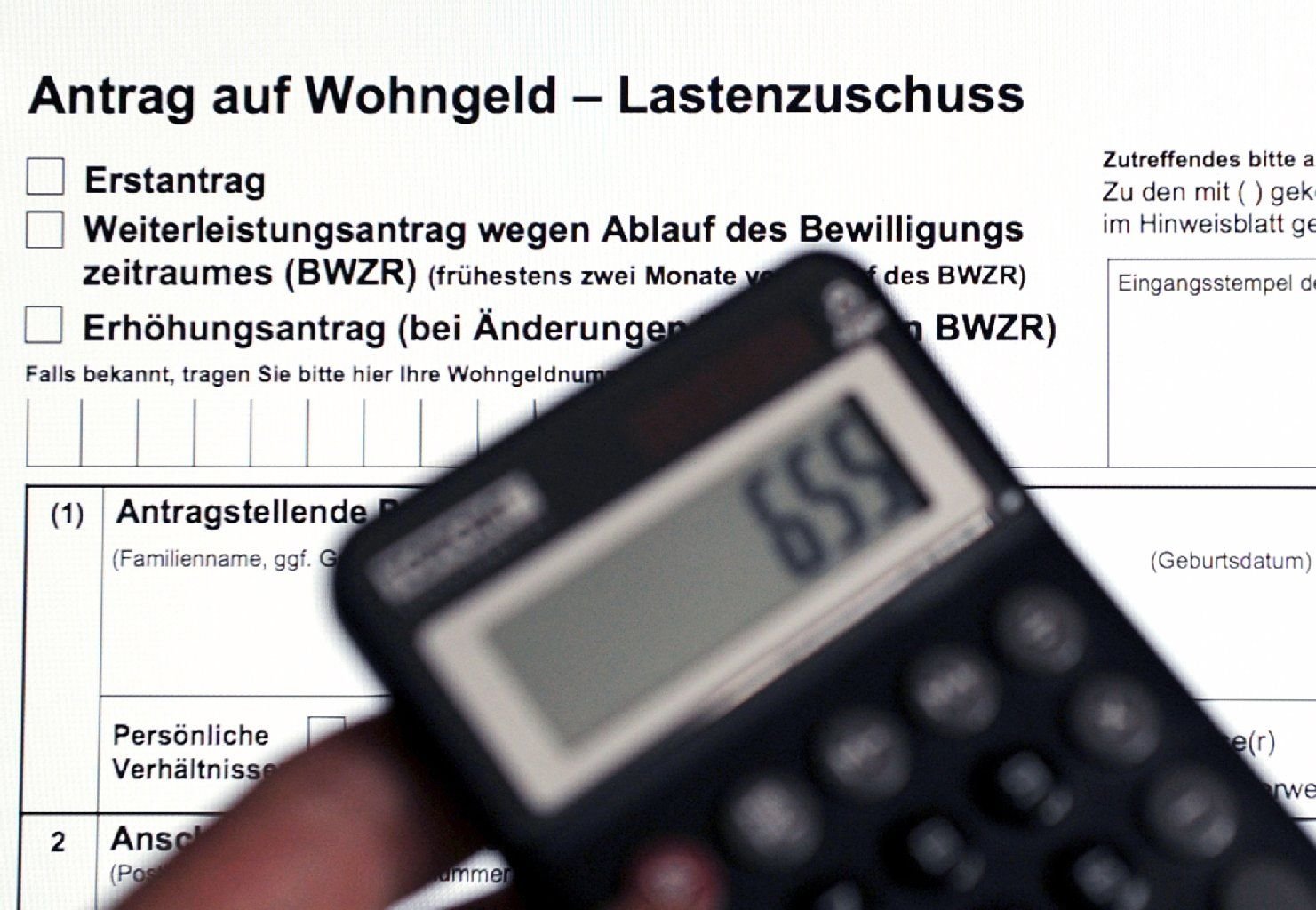 Immer weniger Leute in Sachsen-Anhalt beziehen Wohngeld.