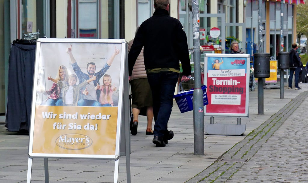 Veraltete Botschaften: Die Wochen des Terminshoppings sind für viele Geschäfte vorerst vorbei.