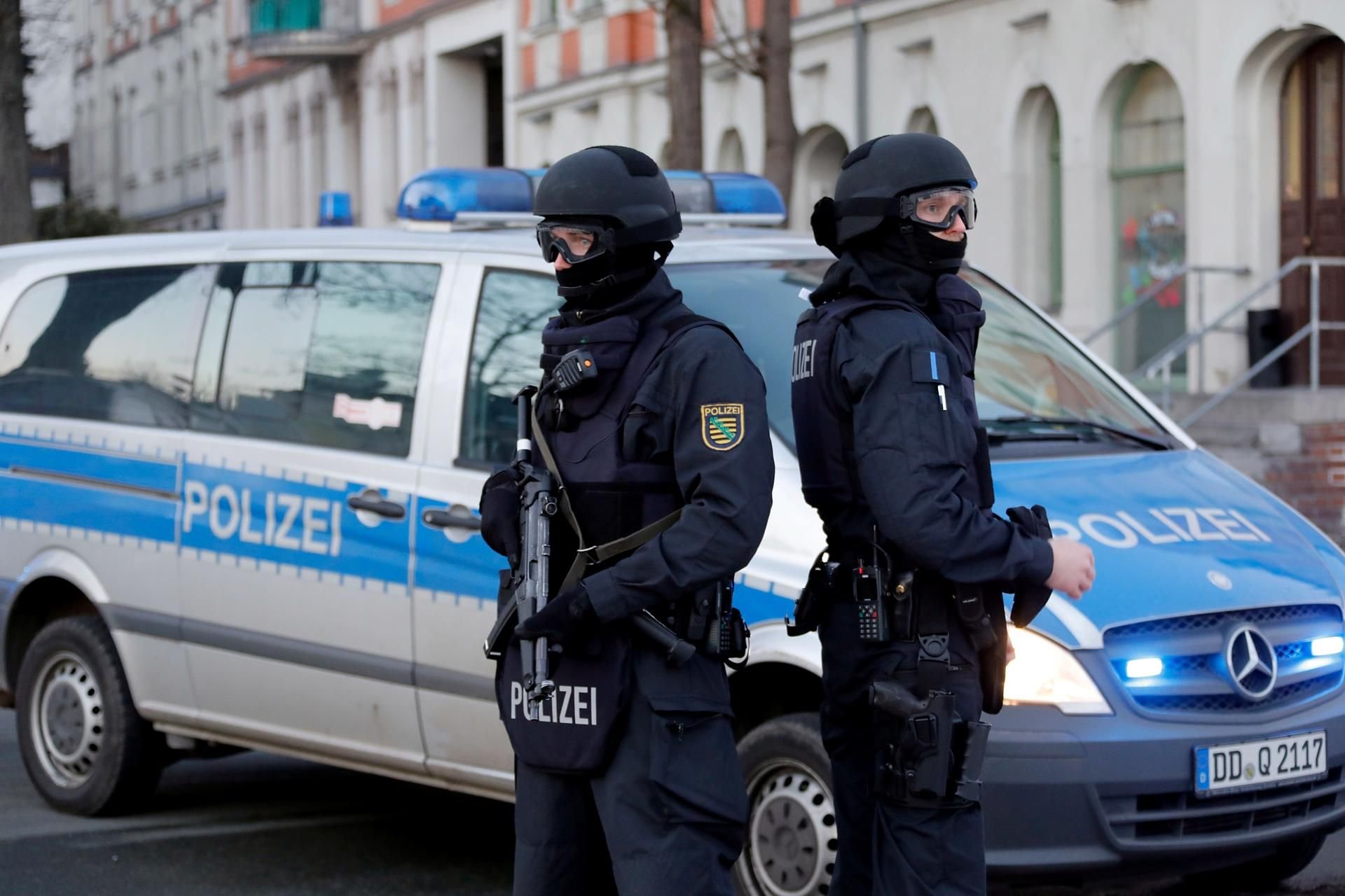 Polizisten in Sachsen