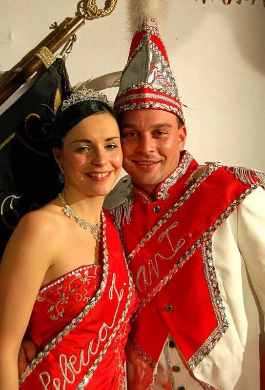 Das Trebitzer Prinzenpaar: Rebecca I. und Stefan I.