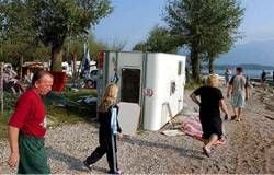 Bilder der Verwüstung auf dem Campingplatz am