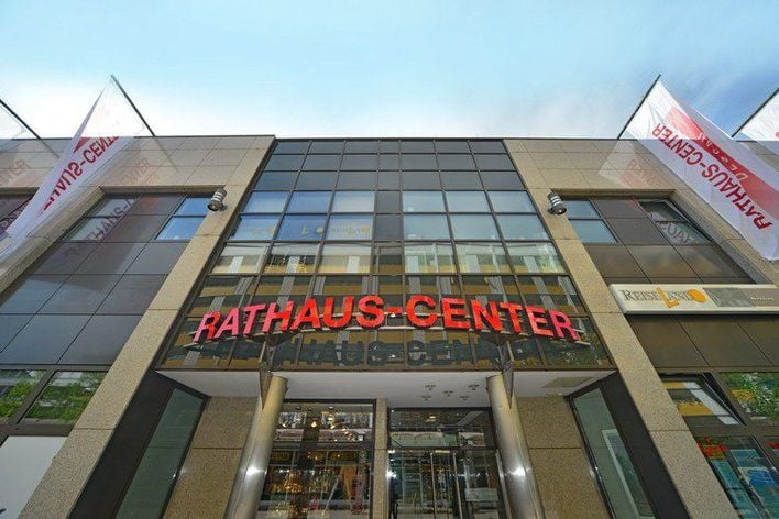 Das Rathauscenter in Dessau.