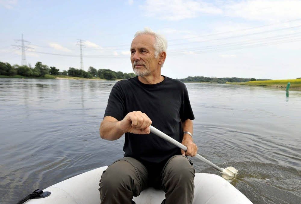 Immer in Bewegung - am, für und manchmal auch auf dem Fluss Elbe: Ernst Paul Dörfler.