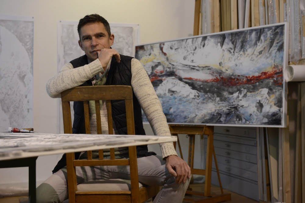 Matthias Rataiczyk hat in diesem Jahr viel zu feiern: Der „Kunstverein Talstrasse“ wird im August 25 Jahre alt.
