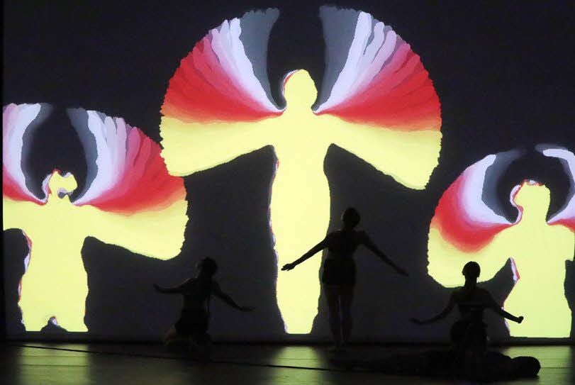 Technik und absolute Körperbeherrschung sind Voraussetzung für fantastische Schattenspiele wie hier beim Gastspiel mit „Amazing Shadows“ in diesem Jahr in Wolfen.