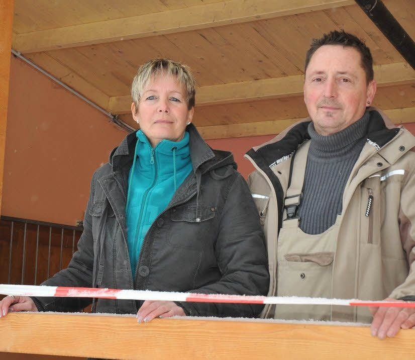Anke Brettschneider wird in Breitungen den Imbiss „Ankes Domizil am Bad“ einrichten. Ehemann René steht ihr zur Seite.