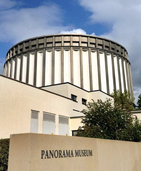 Blick auf das Panorama-Museum im thüringischen Bad Frankenhausen (FOTO: DPA)