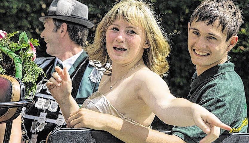 Denise Urich und Maximilian Konschak - das neue Königspaar.