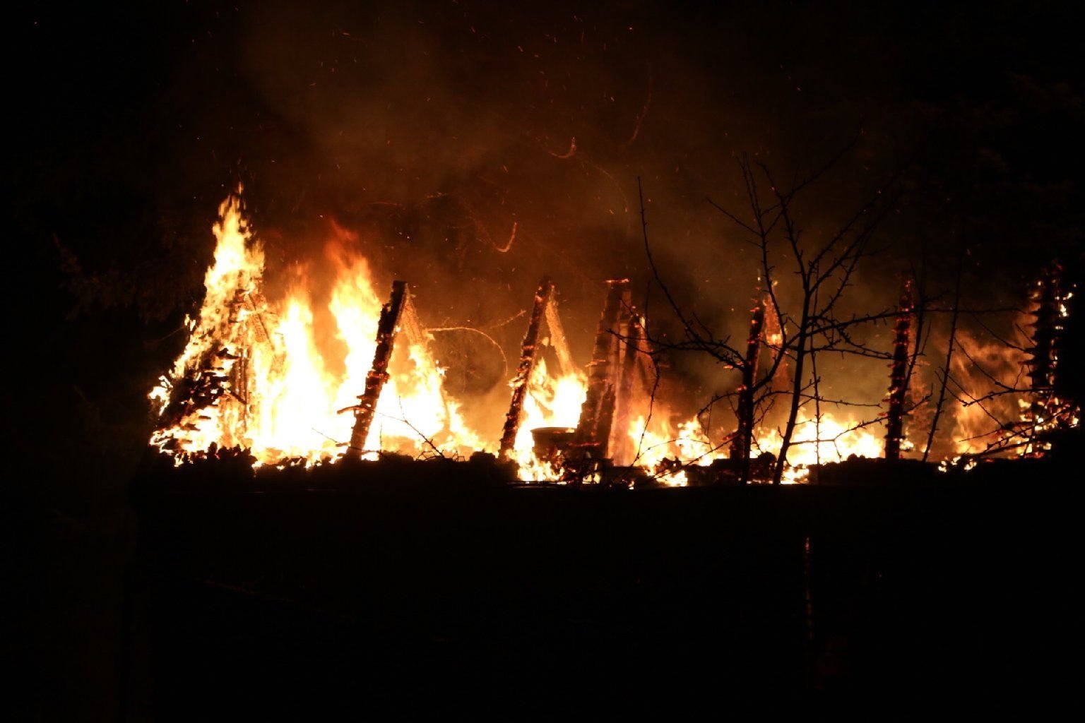 Laubenbrand in Schortau