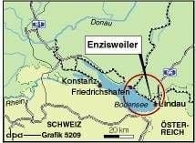 Lage des Unglücksortes