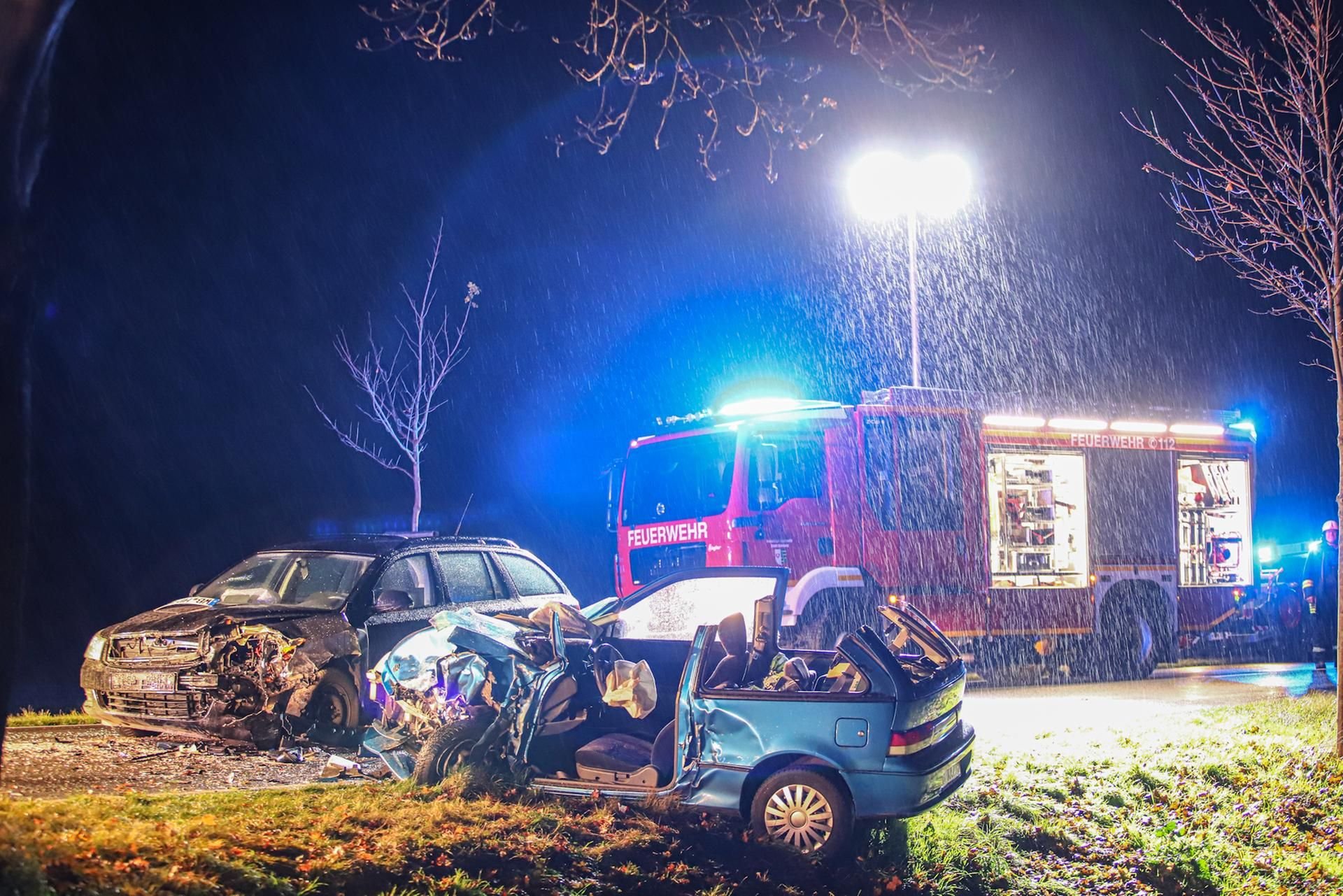Unfall auf der B100 zwischen Radis und Bergwitz