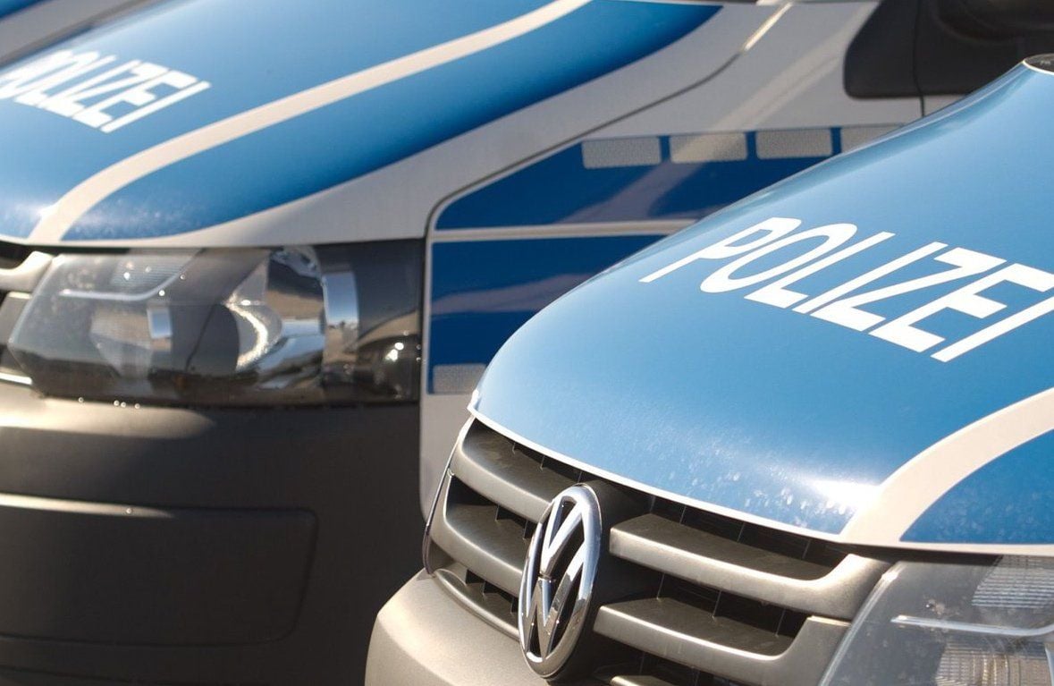 Einsatzwagen der Polizei.