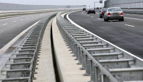 Blick auf die A14. (SYMBOLFOTO: DPA)