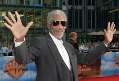 Der US-amerikanische Schauspieler Morgan Freeman kommt am Mittwoch (15. Juni 2005) in Berlin zur Deutschland-Premiere des Films «Batman Begins». (Foto: dpa)
