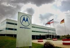 Das Werk des Handy-Herstellers Motorola in Flensburg in Schleswig-Holstein. (Archivfoto: dpa)